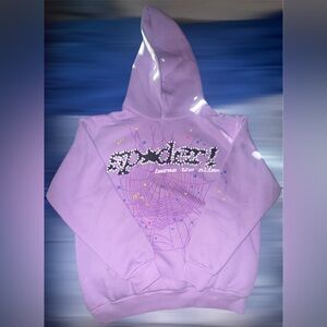 SP5DER AÇAÍ PURPLE HOODIE